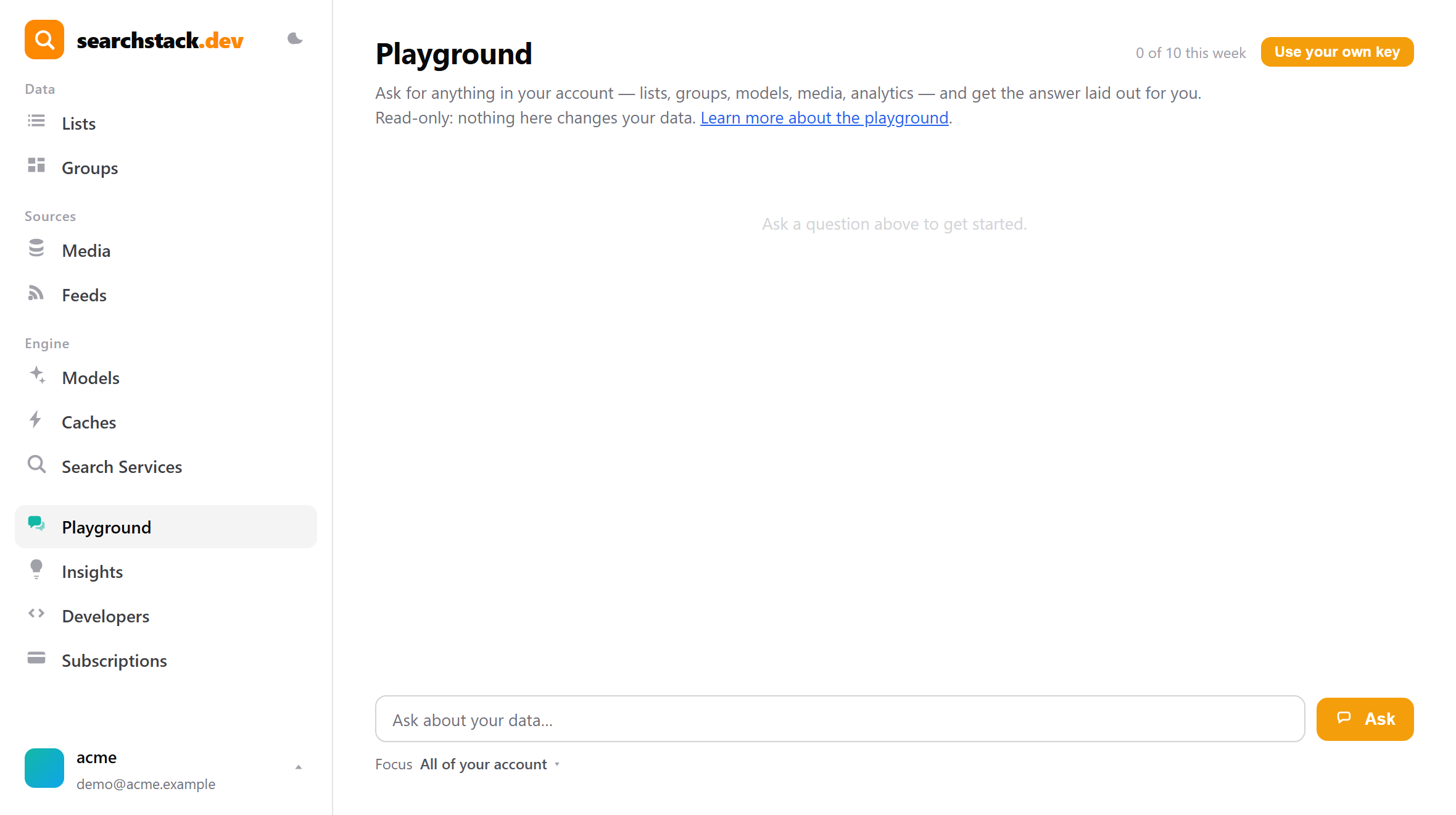 The empty Playground